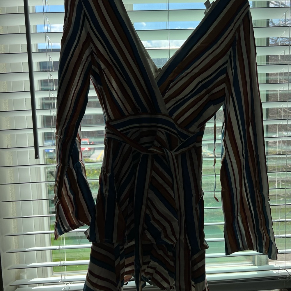 Le Lis Multicolor Striped Dress